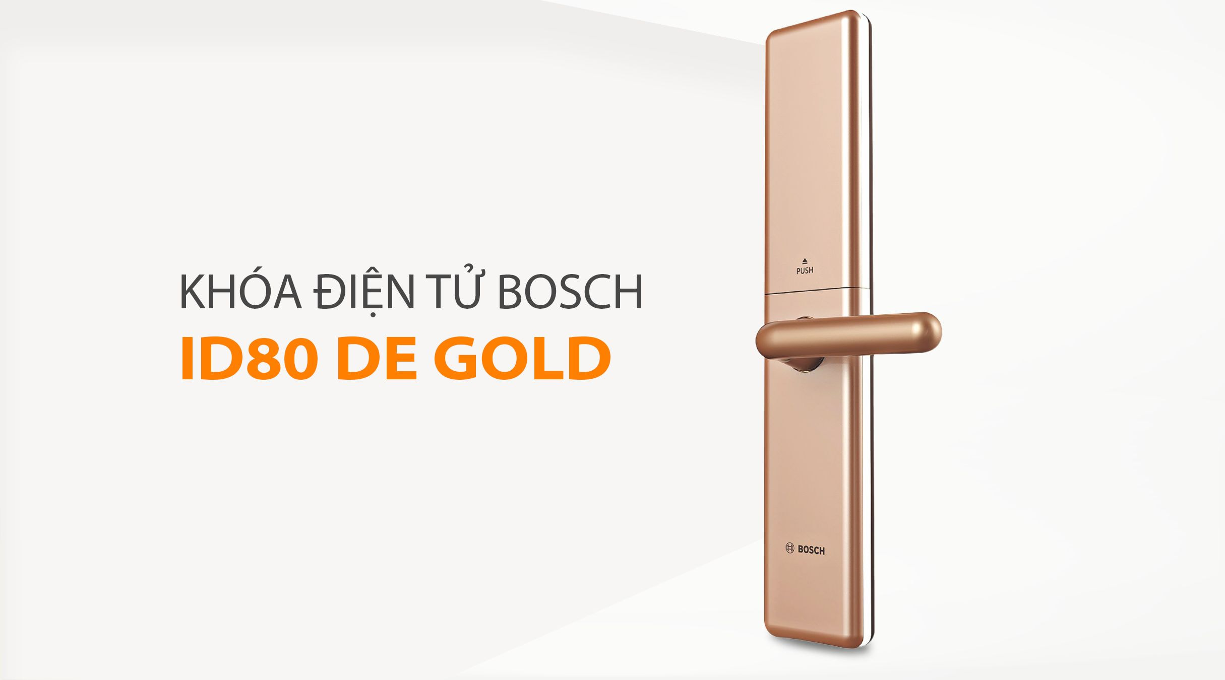 Khóa điện tử BOSCH ID80 DE VÀNG